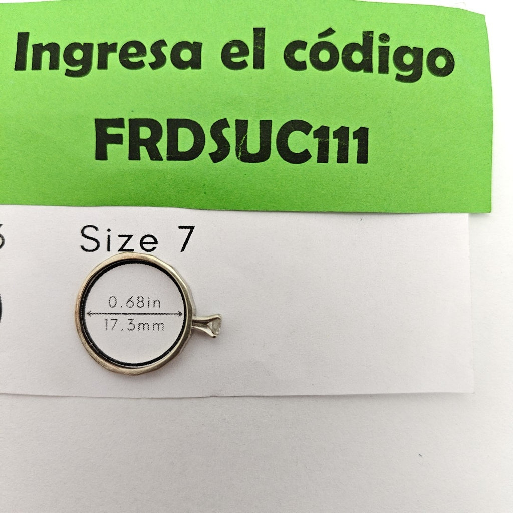 ANILLITO ORO BLANCO 14 K 1,80 GRMS (SEMINUEVO)