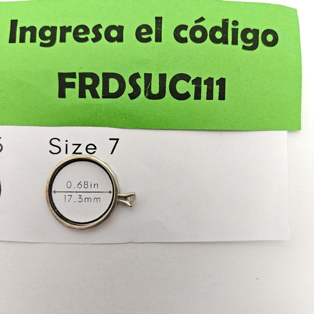 ANILLITO ORO BLANCO 14 K 1,80 GRMS (SEMINUEVO)