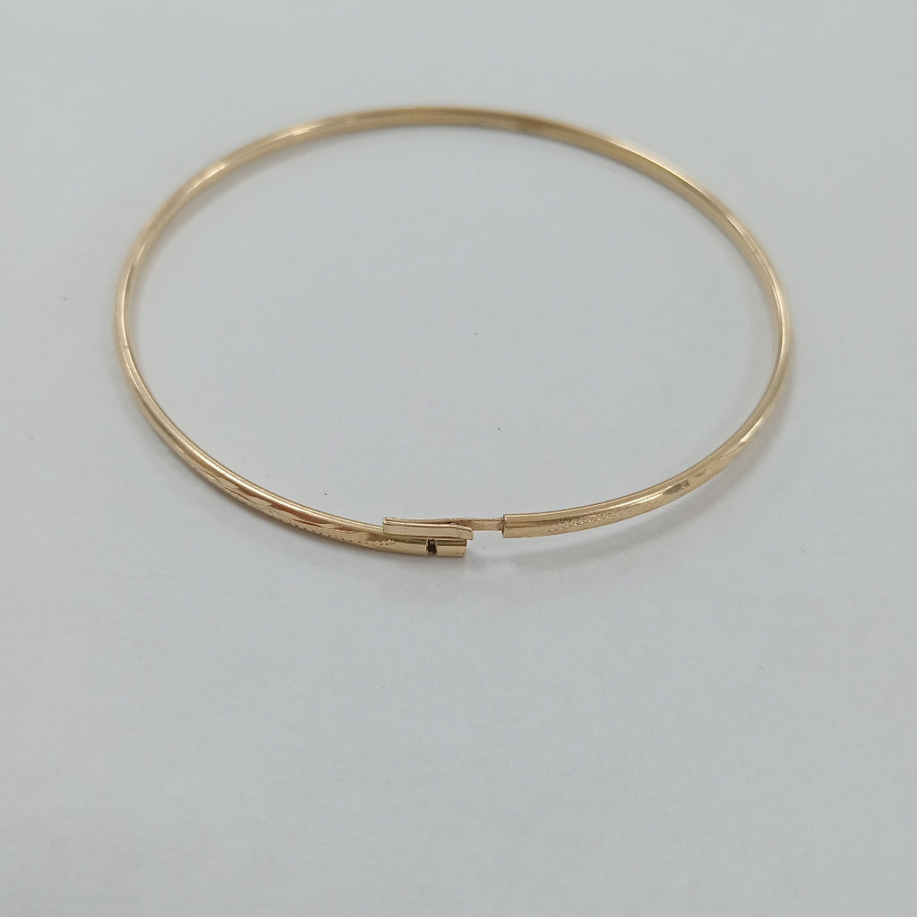 PULSERA RIGIDA ORO 10 K 3.3 GRMS (SEMINUEVO)