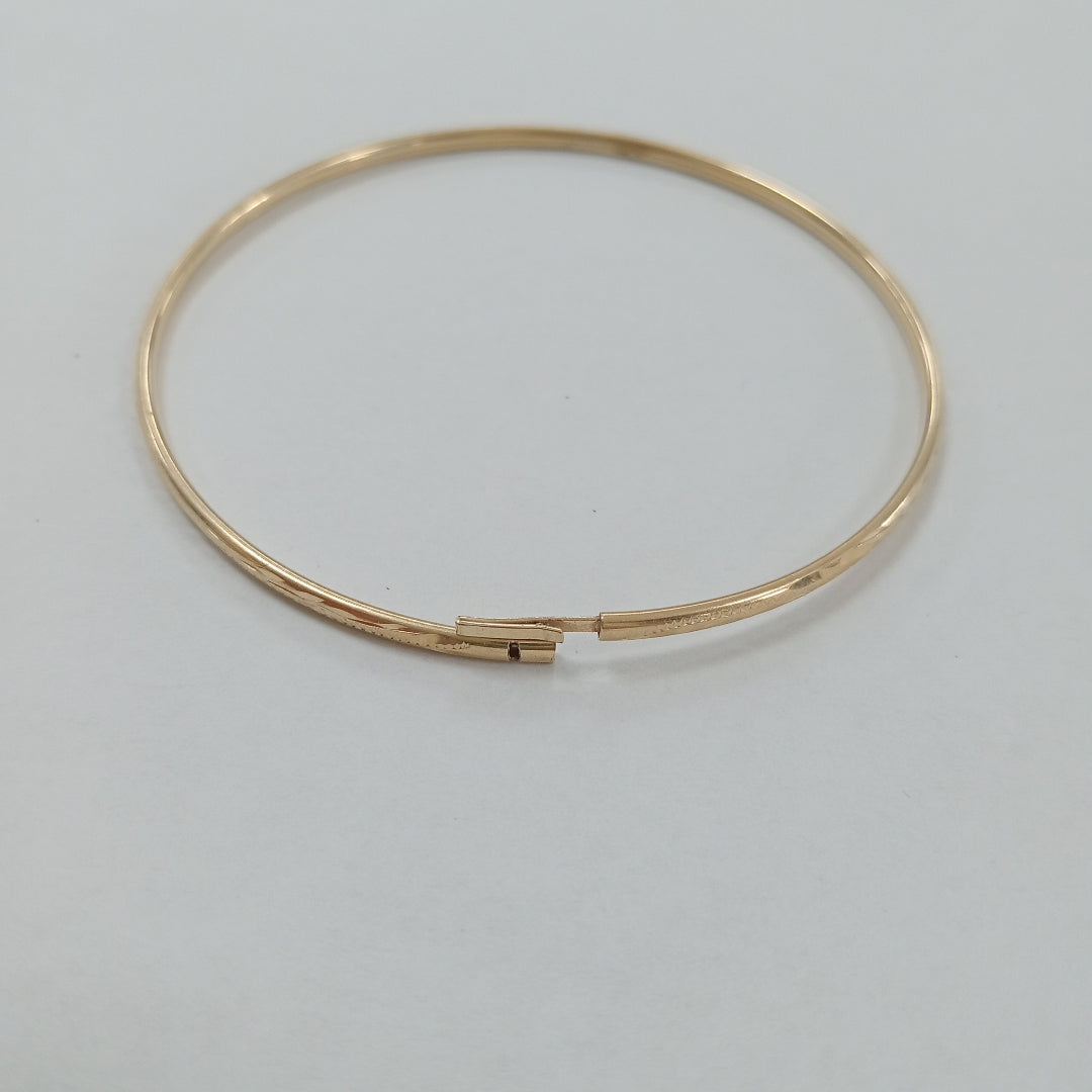 PULSERA RIGIDA ORO 10 K 3.3 GRMS (SEMINUEVO)