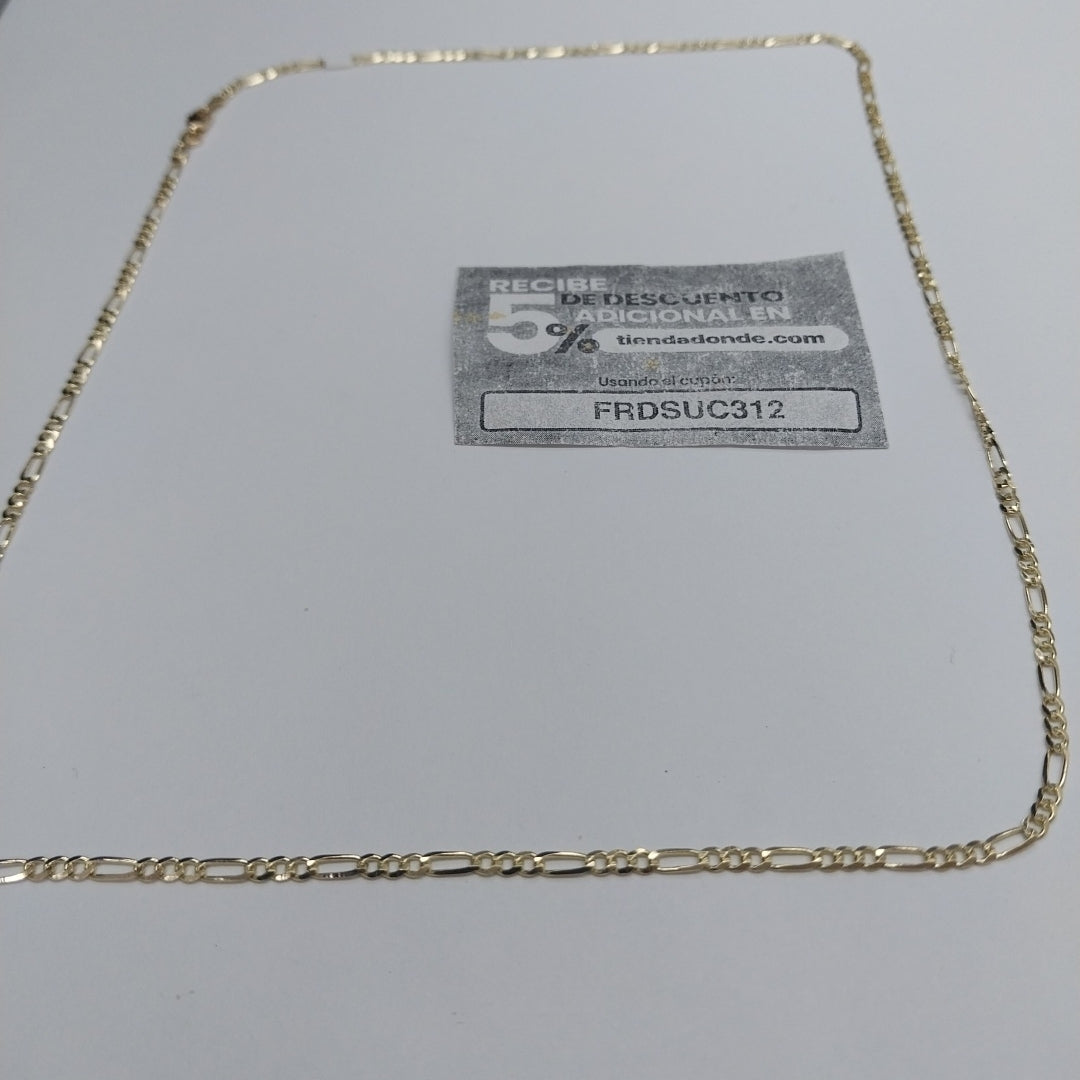 CADENAS 3X1 ORO 14K 55 CM 5.1 GR (NUEVO)