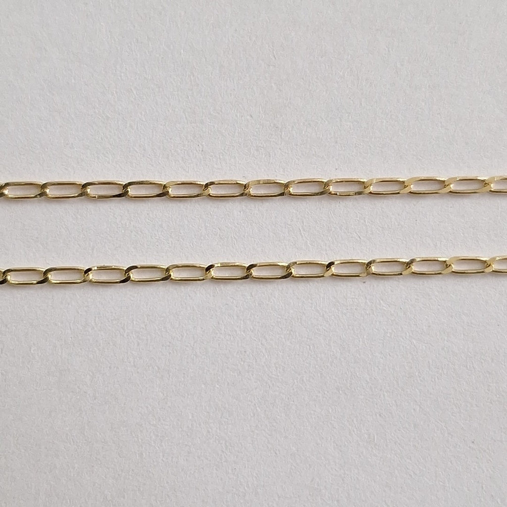 CADENAS TEJIDO ESLABONES ORO 10K 55 CM 1.9 GR (NUEVO)