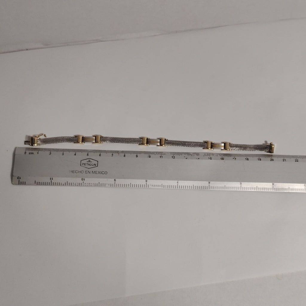 PULSERA ORO,ORO COMBINADO 10 K 10,00 GRMS (SEMINUEVO)
