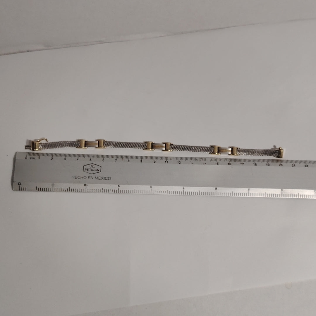 PULSERA ORO,ORO COMBINADO 10 K 10,00 GRMS (SEMINUEVO)