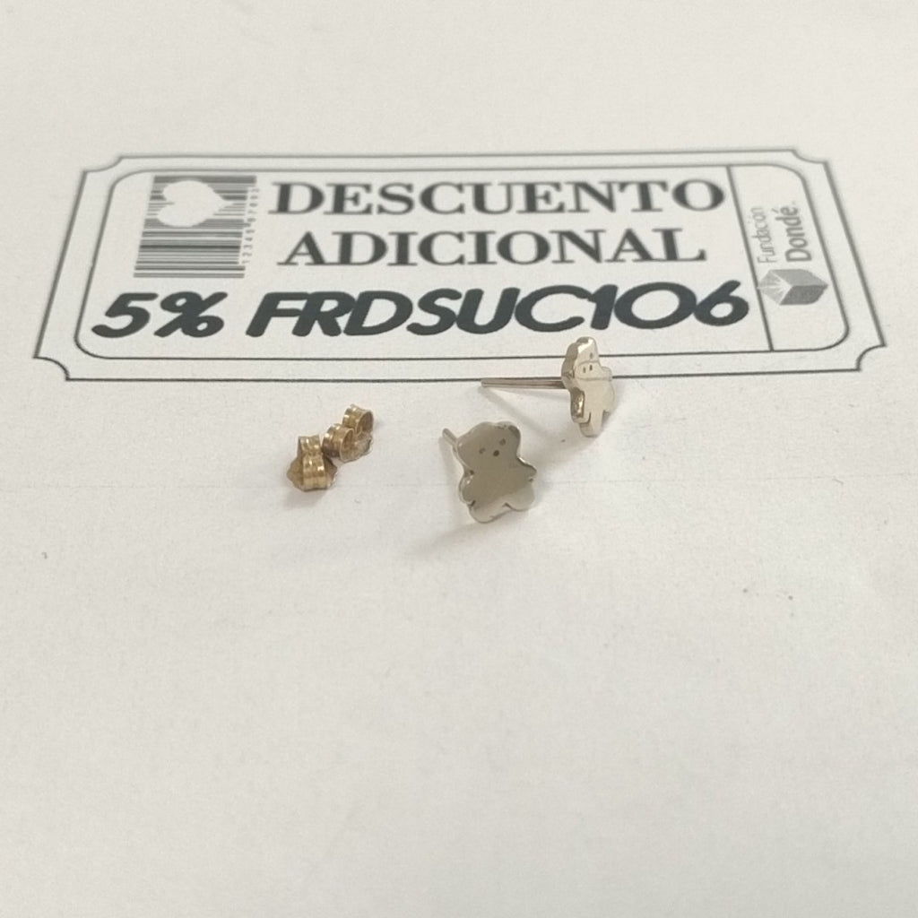 BROQUELES PAR ORO 14 K 1,50 GRMS (SEMINUEVO)