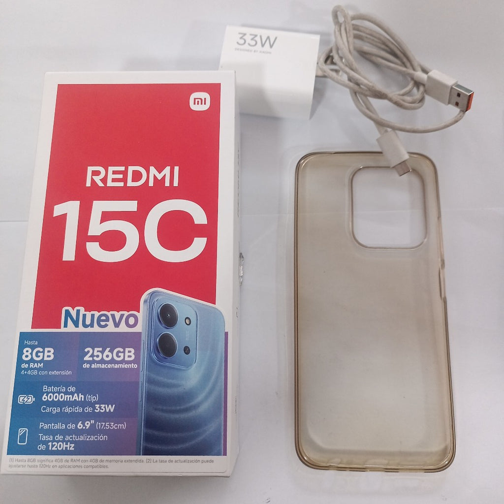 CELULAR XIAOMI REDMI 15C 25078RA3EL (2025) 256 GB 4 GB RAM (SEMINUEVO)