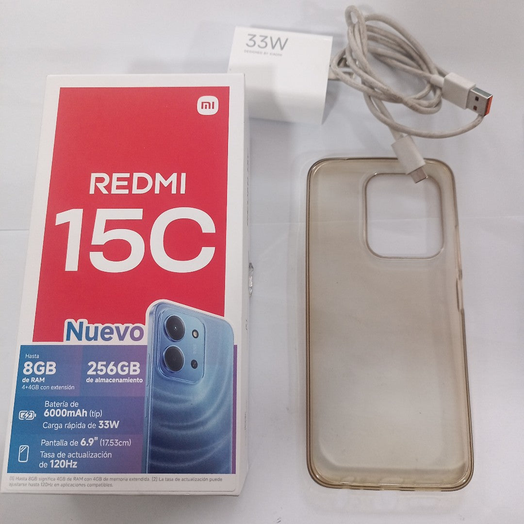 CELULAR XIAOMI REDMI 15C 25078RA3EL (2025) 256 GB 4 GB RAM (SEMINUEVO)
