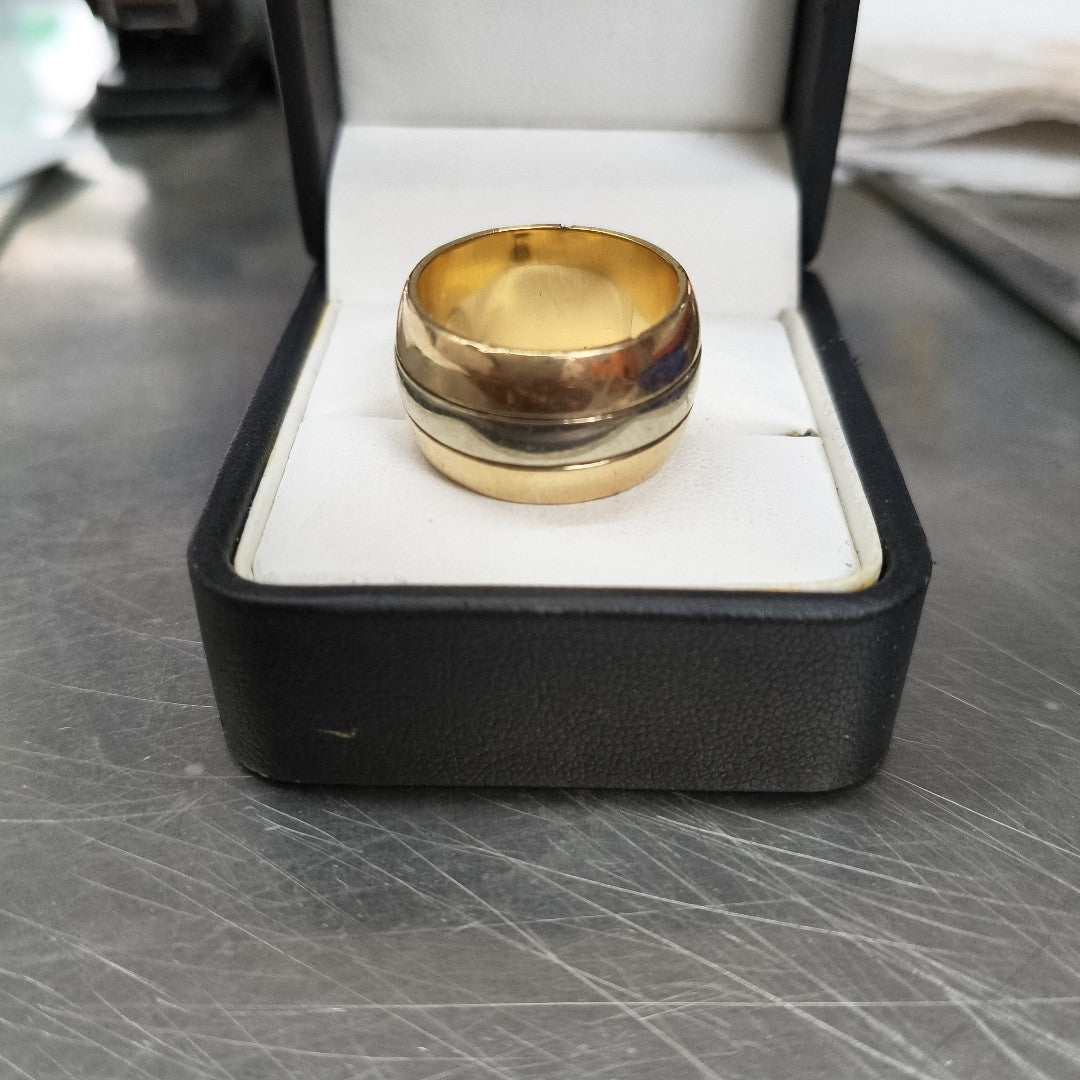 ARGOLLA ORO, ORO BLANCO 10 K 6.1 GRMS (SEMINUEVO)