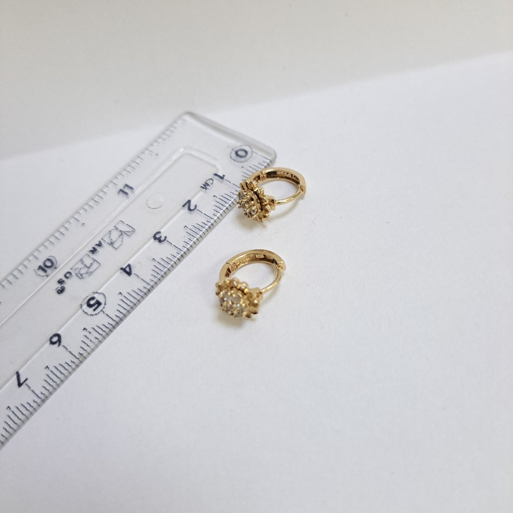 ARRACADAS PAR ORO 14 K 3,70 GRMS (SEMINUEVO)