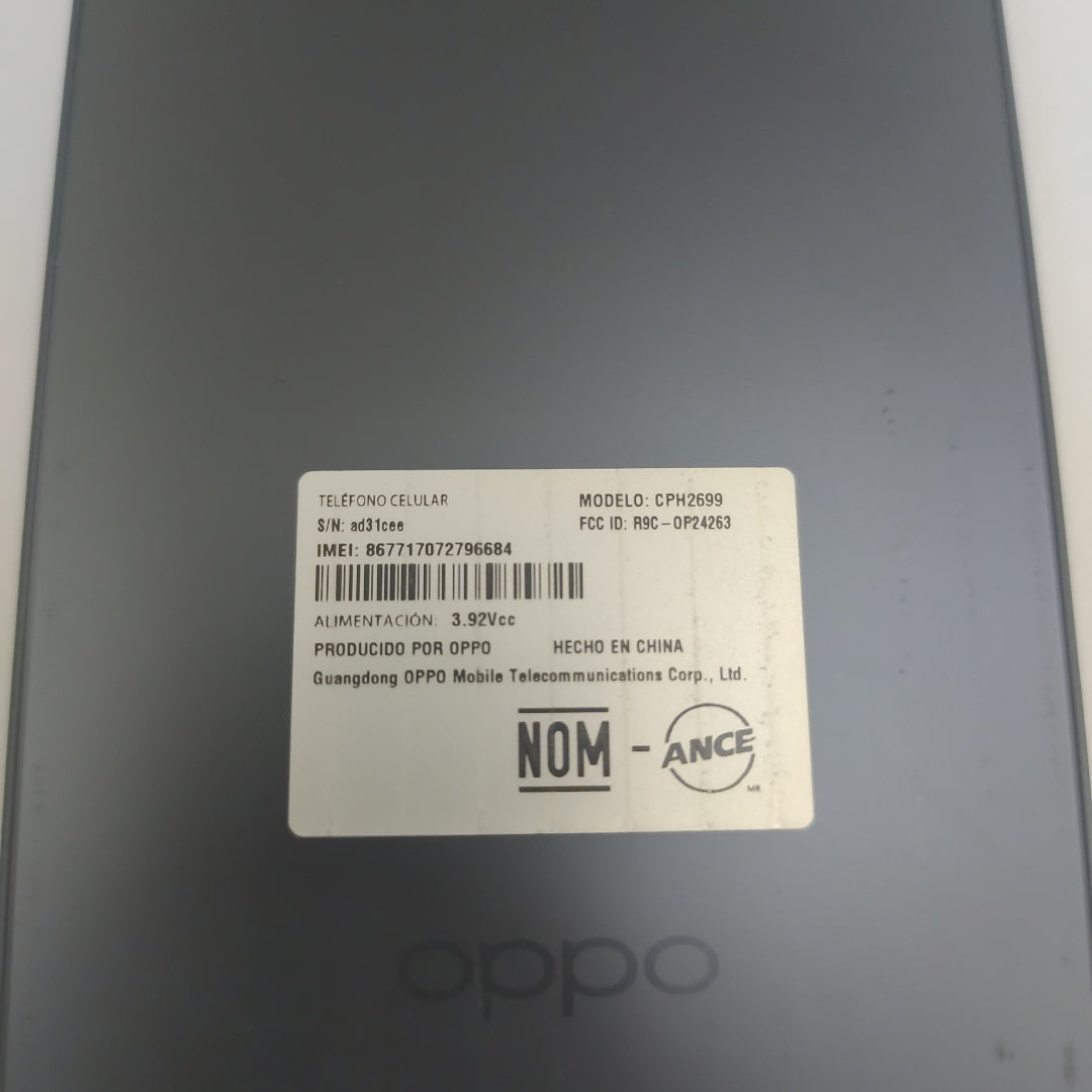 CELULAR OPPO RENO 13F 5G CPH2699 (2025) 256 GB 12 GB RAM (SEMINUEVO)