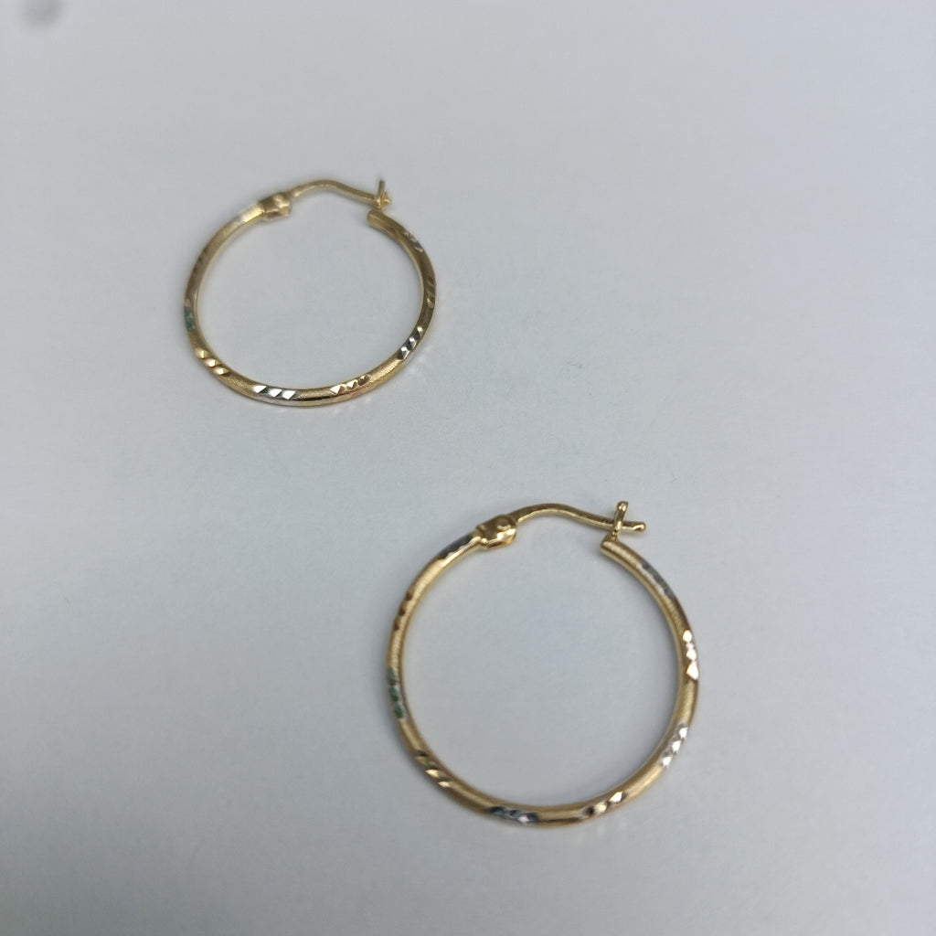 ARRACADAS PAR ORO 10 K 1.1 GRMS (SEMINUEVO)