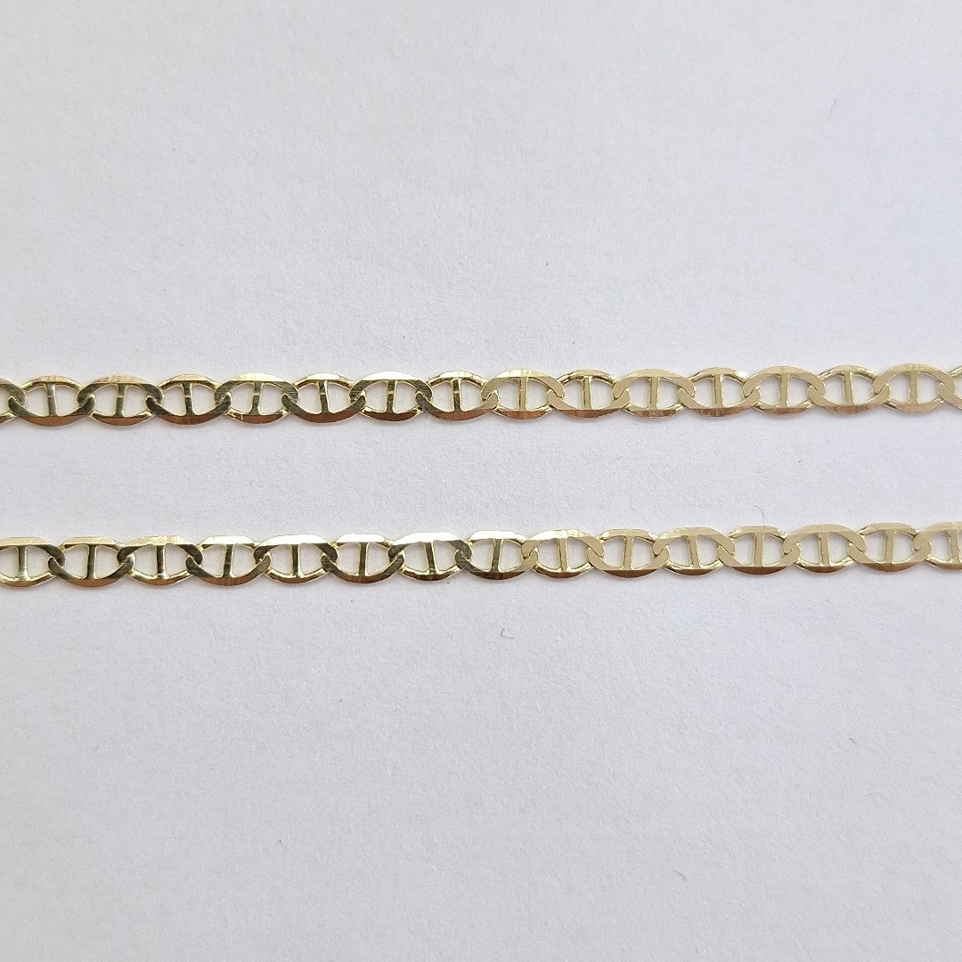 CADENAS TEJIDO GUCHI ORO 10K 60 CM 4.5 GR (NUEVO)