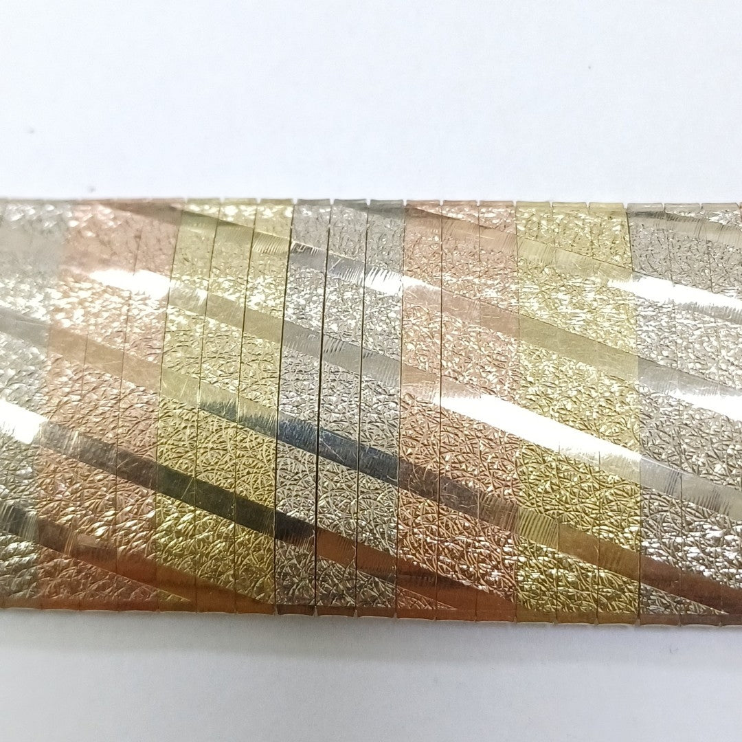 PULSERA ORO,ORO COMBINADO 14 K 40,80 GRMS (SEMINUEVO)