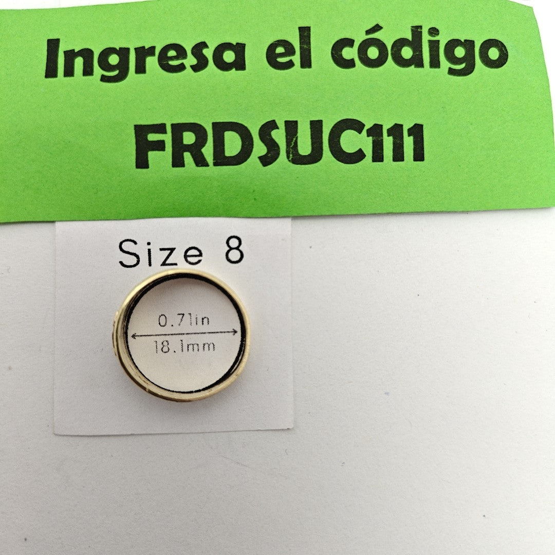ANILLITO ORO COMBINADO 14 K 2,60 GRMS (SEMINUEVO)
