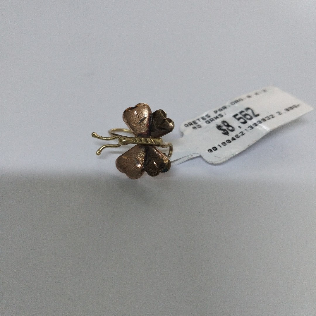 ARETES PAR ORO 8 K 2,00 GRMS (SEMINUEVO)
