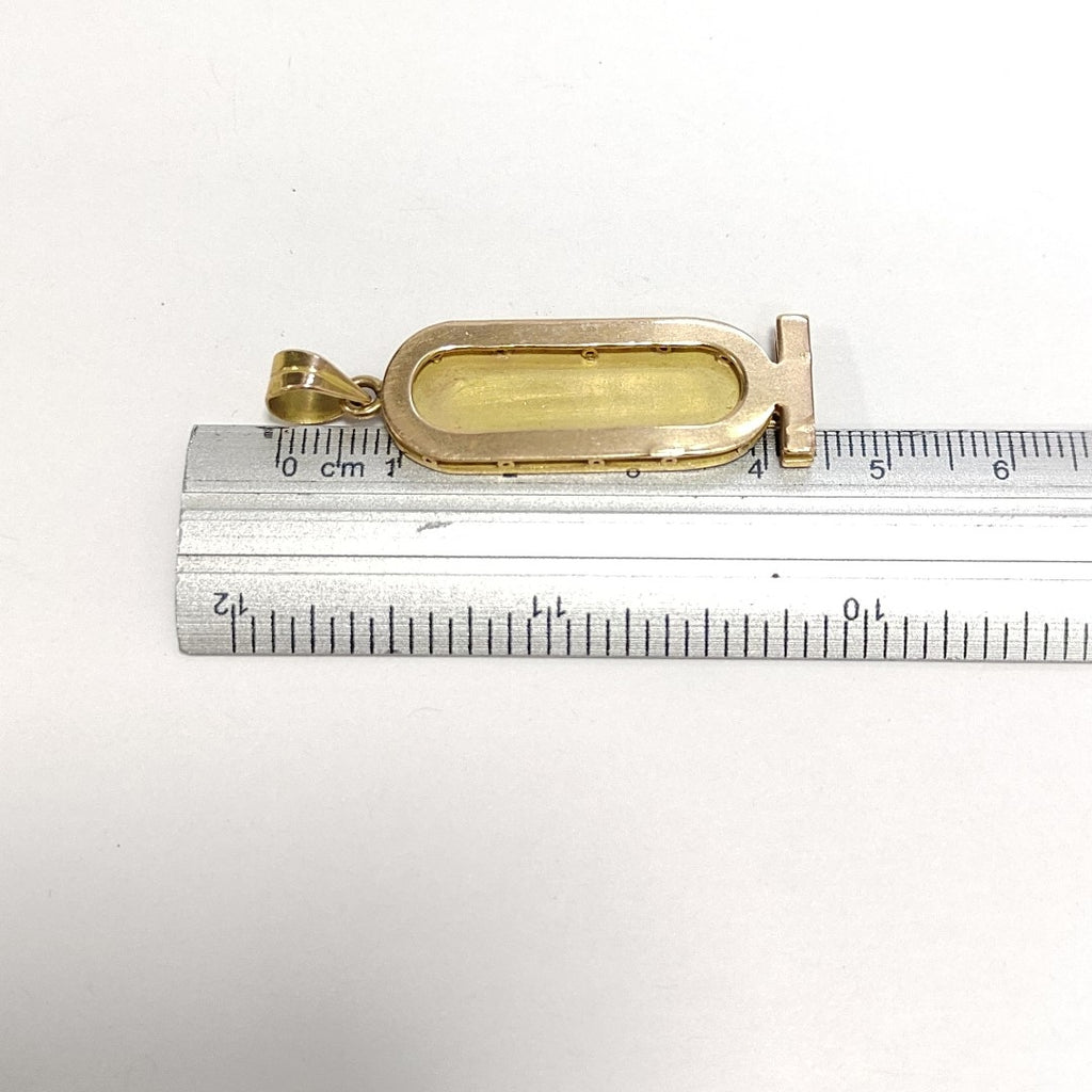 CADENA, DIJE ORO, ORO BLANCO 18 K 20.1 GRMS (SEMINUEVO)