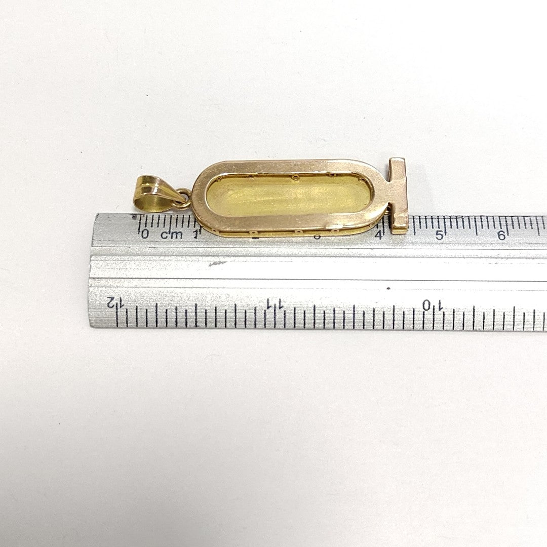 CADENA, DIJE ORO, ORO BLANCO 18 K 20.1 GRMS (SEMINUEVO)