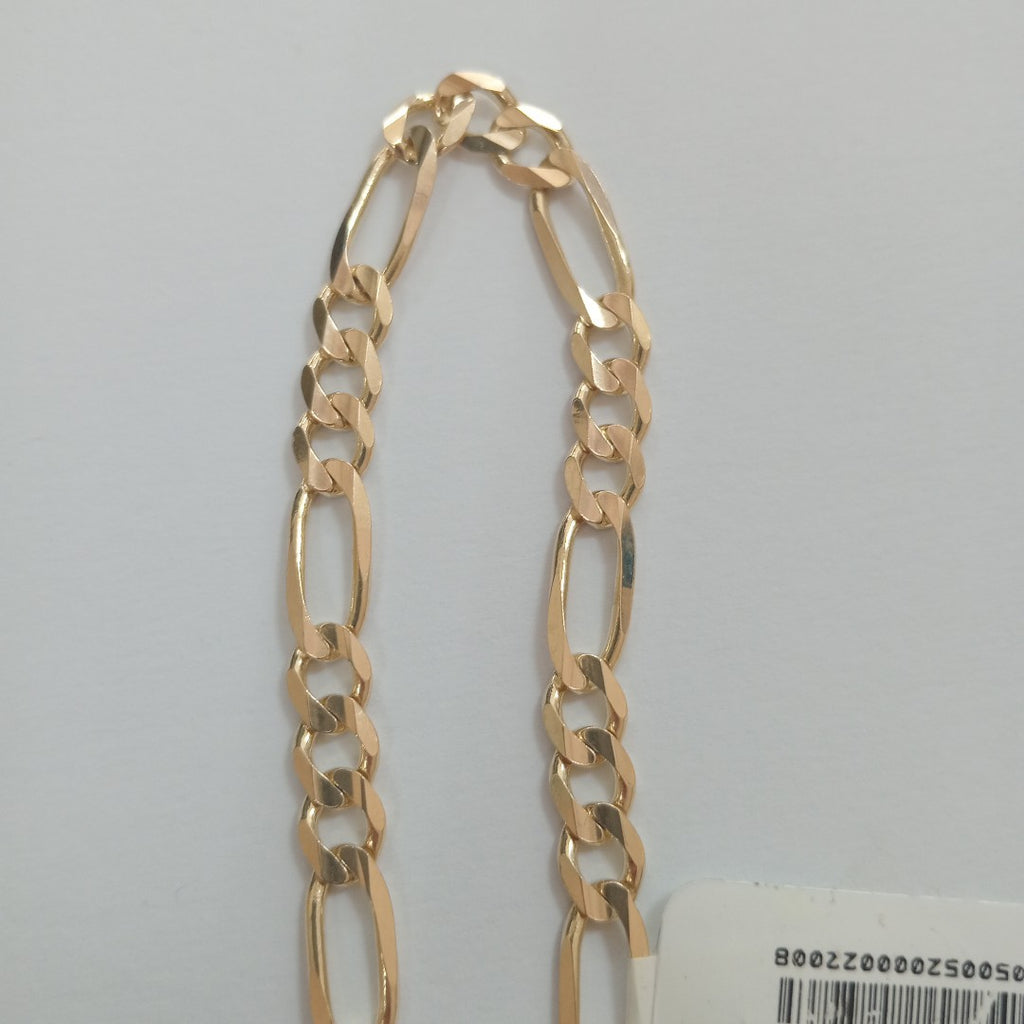 PULSERAS TEJIDO 3X1 ORO 14K 21 CM 10 GR (NUEVO)