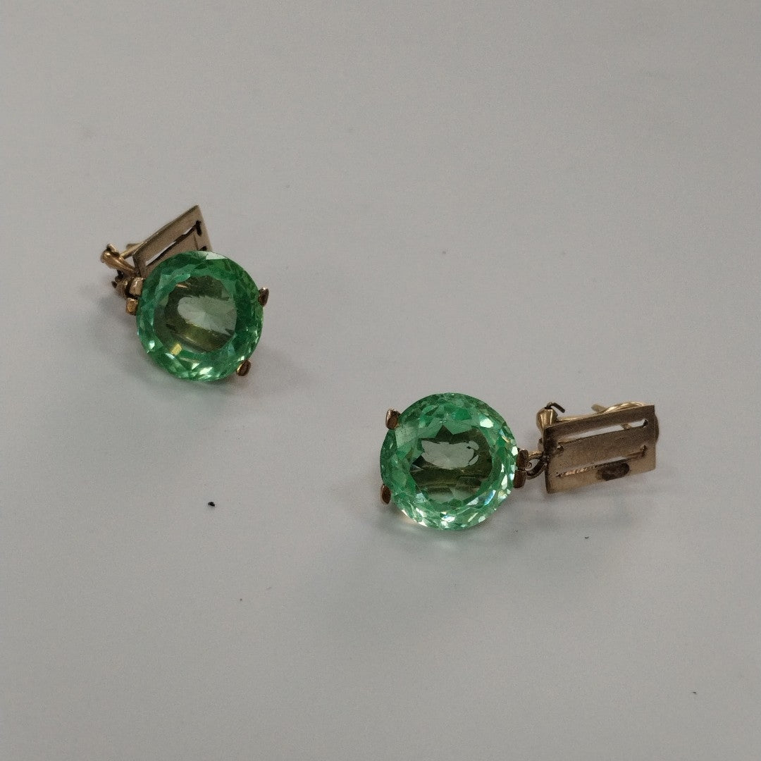ARETES PAR ORO 14 K 12.4 GRMS (SEMINUEVO)
