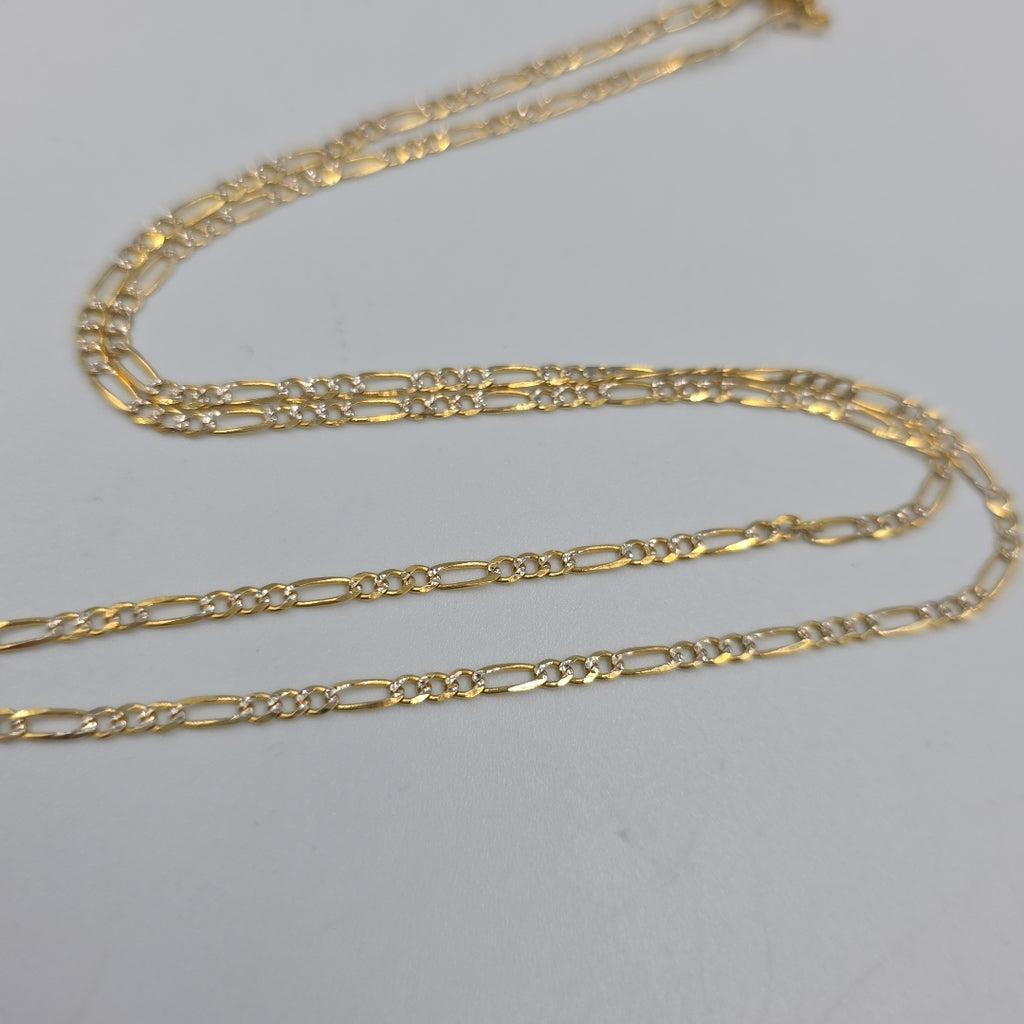 CADENAS TEJIDO 3X1 ORO 14K 55 CM 4.9 GR (NUEVO)