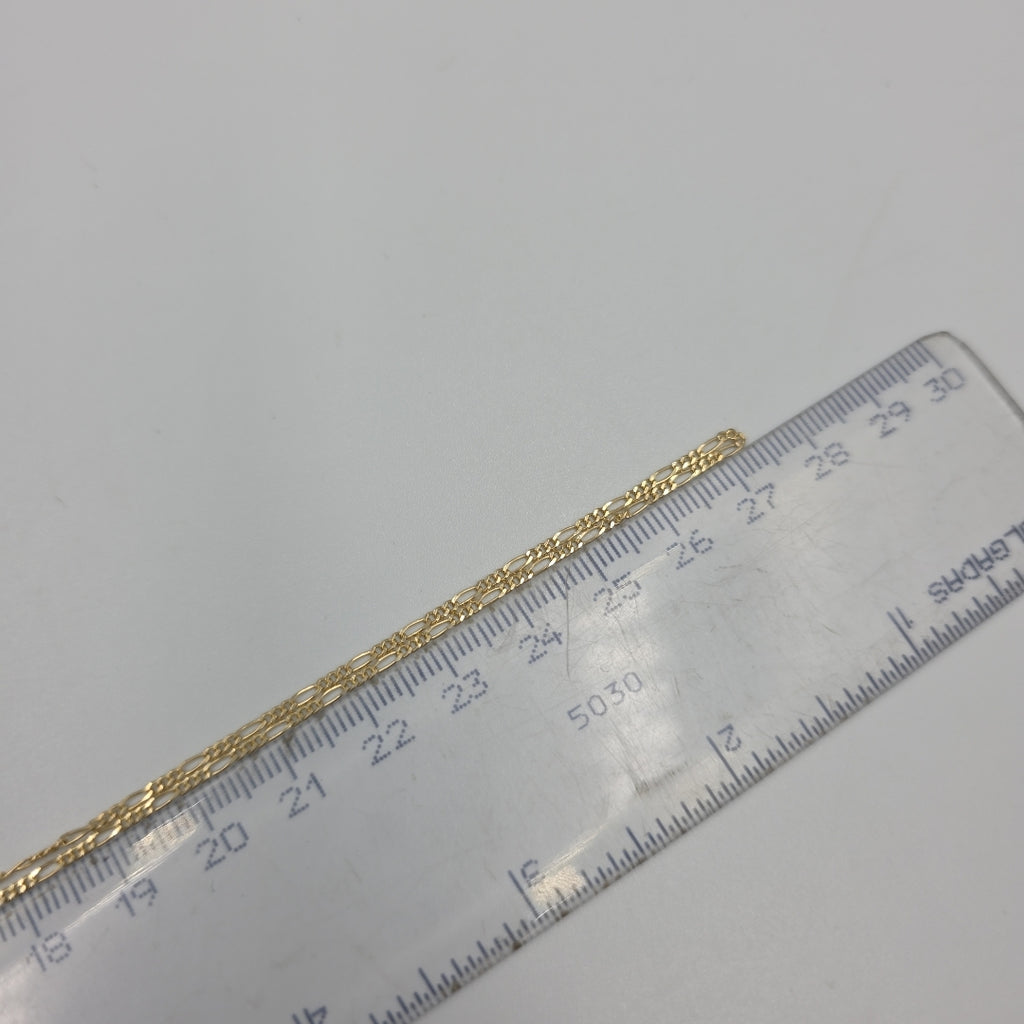 CADENAS TEJIDO 3X1 ORO 14K 55 CM 2.6 GR (NUEVO)