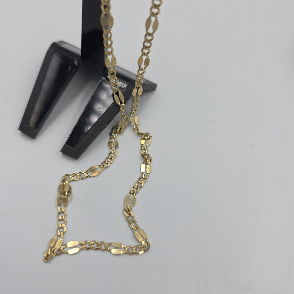 CADENAS TEJIDO ESPECIAL ORO 10K 50 CM 6.5 GR (NUEVO)