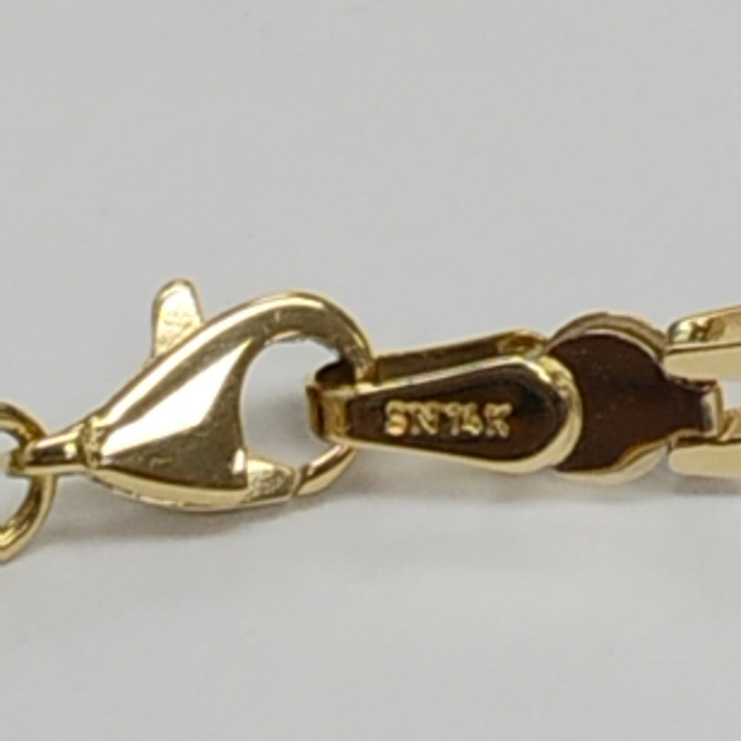 PULSERA ORO COMBINADO 14 K 3.9 GRMS (SEMINUEVO)