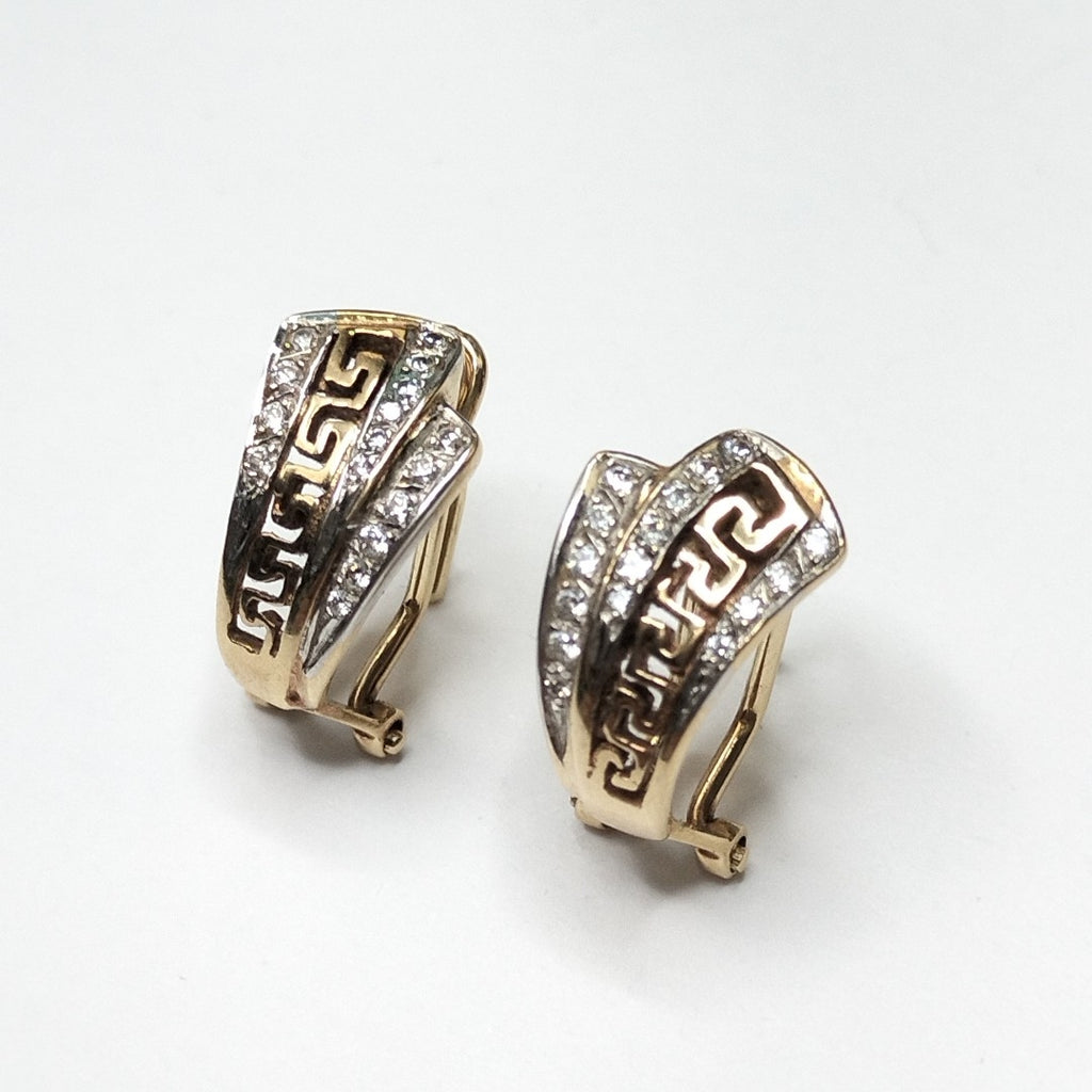 ARETES PAR ORO 14 K 4.6 GRMS (SEMINUEVO)