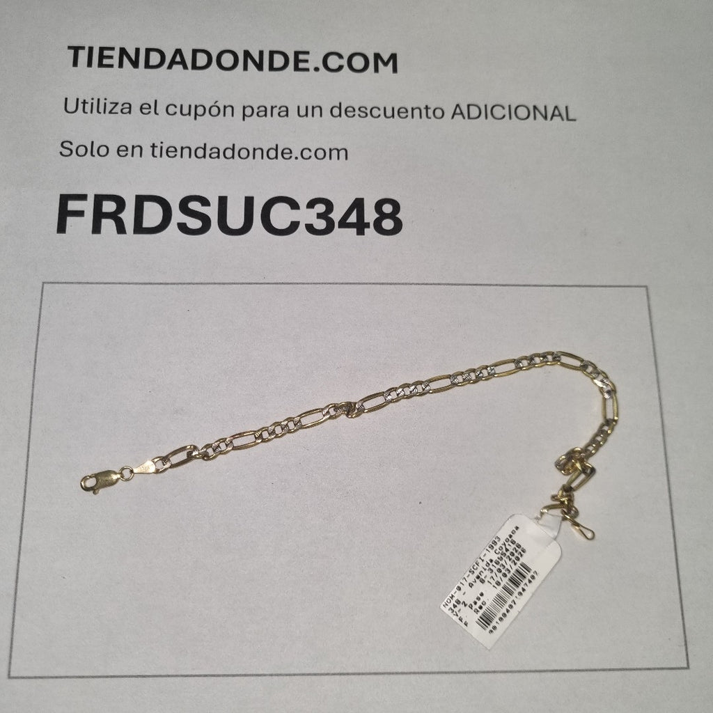 PULSERA ORO 10 K 2.9 GRMS (SEMINUEVO)