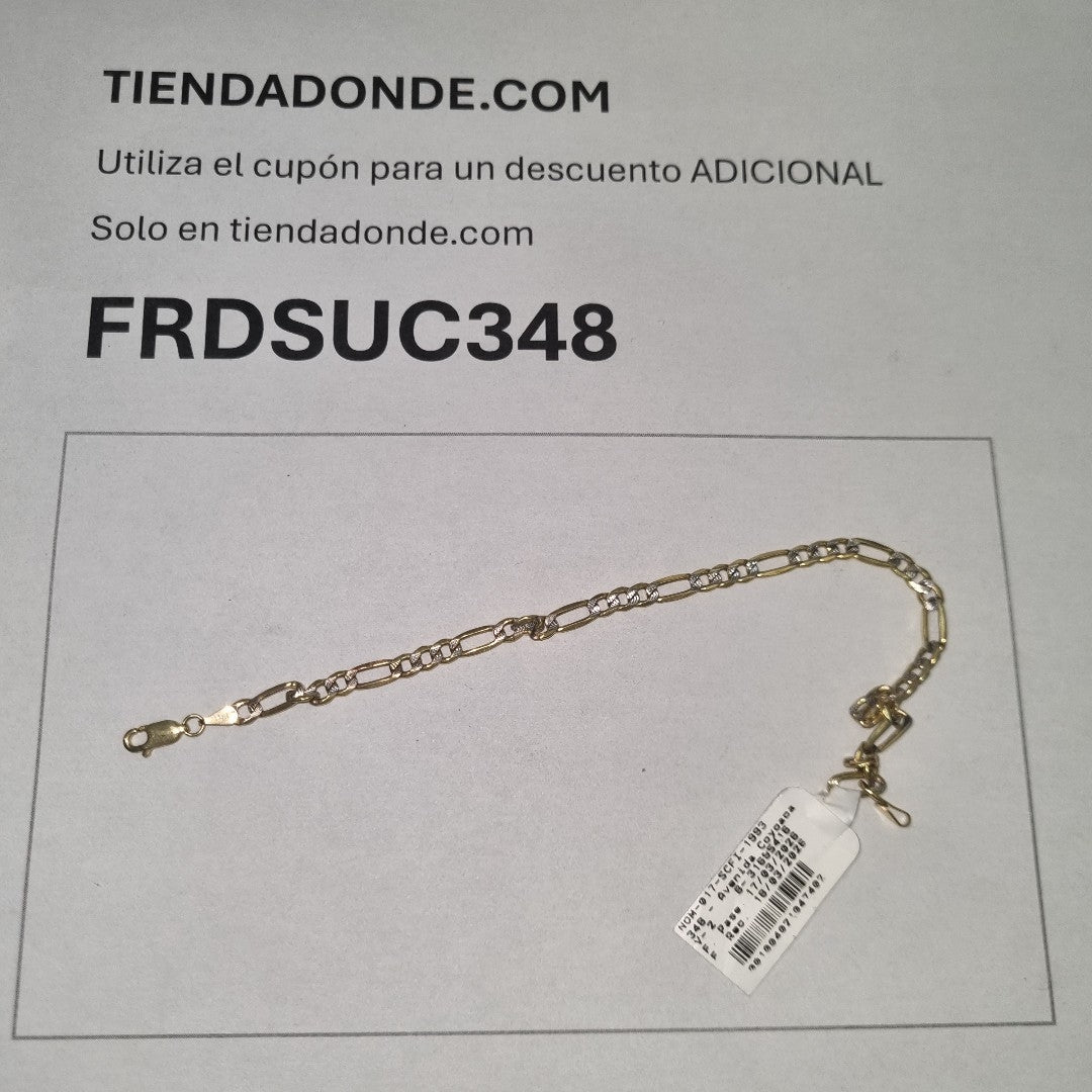 PULSERA ORO 10 K 2.9 GRMS (SEMINUEVO)