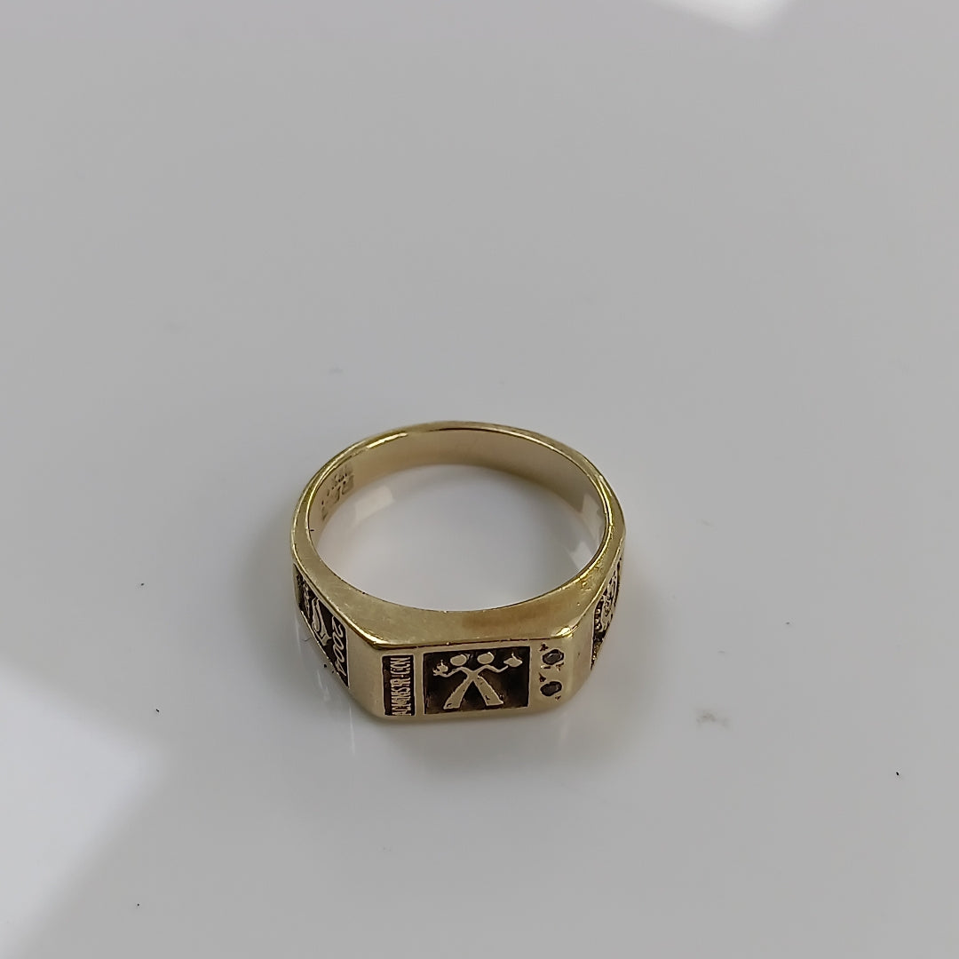 ANILLO DE GRADUACIÓN ORO 14 K 5,60 GRMS (SEMINUEVO)