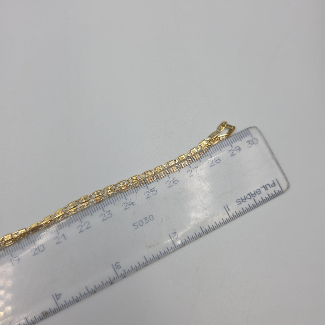 CADENA ORO, RODIADO 14 K 4.9 GRMS (SEMINUEVO)