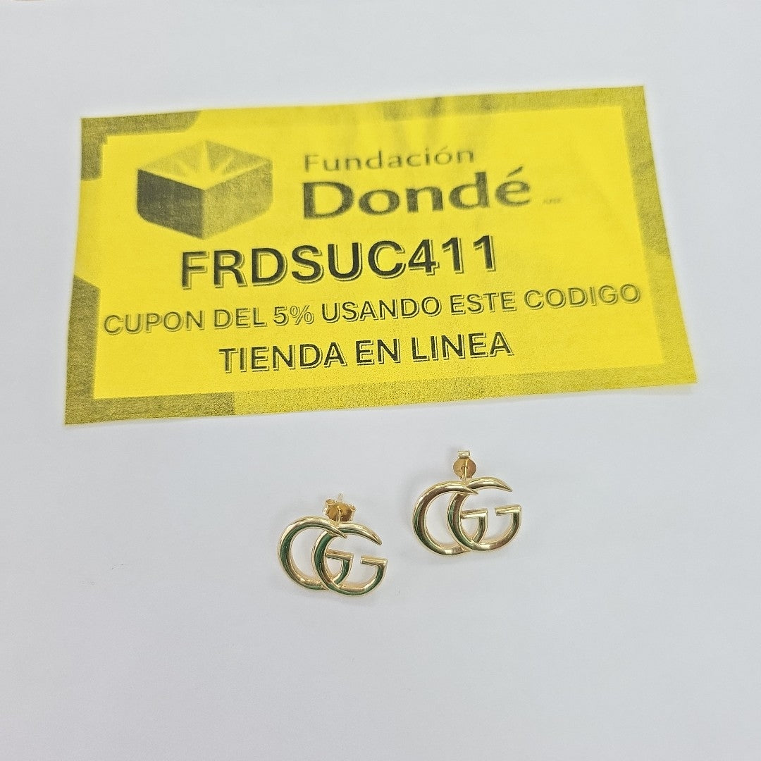 ARETES PAR ORO 10 K 3,80 GRMS (SEMINUEVO)