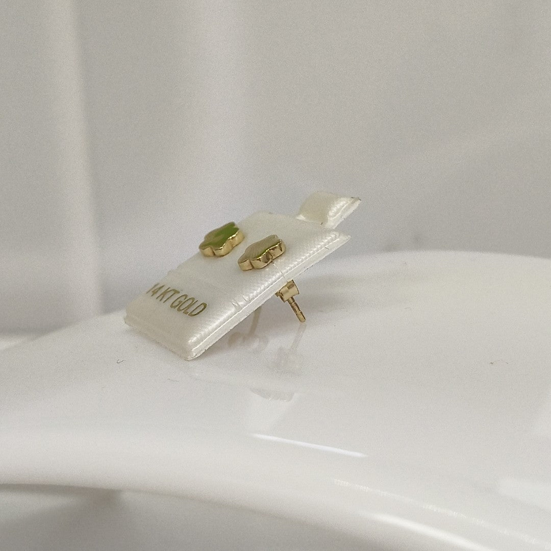 BROQUELES ORO 14K 1 (NUEVO)