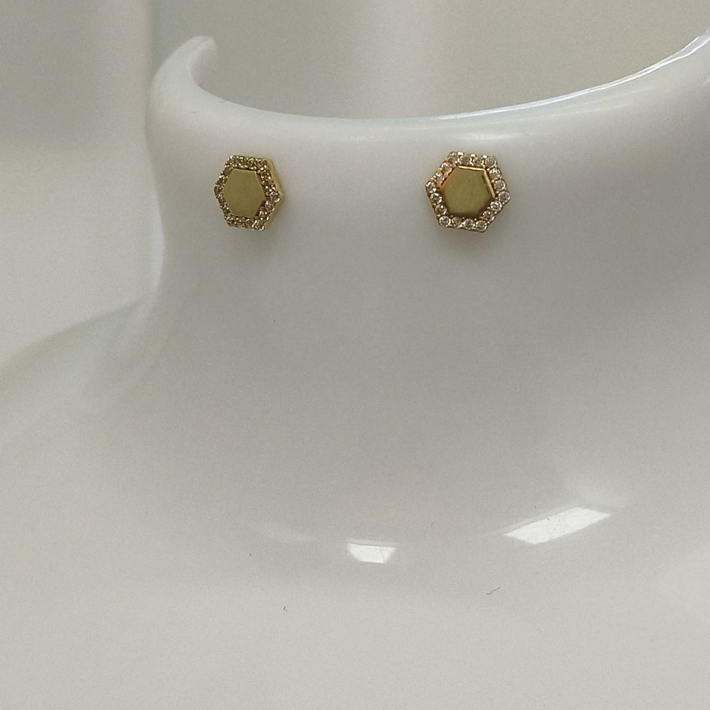 BROQUELES ORO 14K 1.1 (NUEVO)