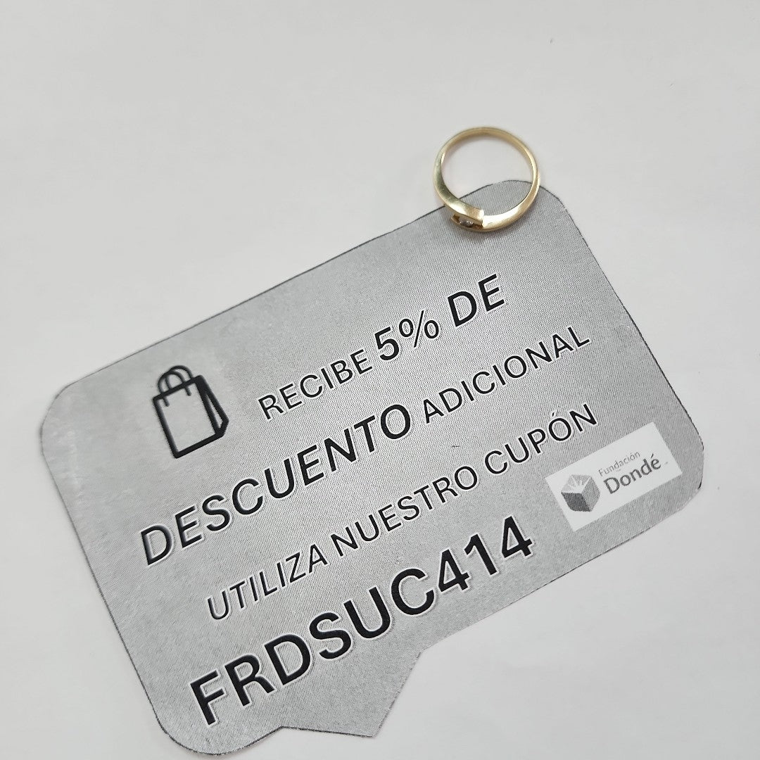 ANILLITO ORO 14 K 2.4 GRMS (SEMINUEVO)