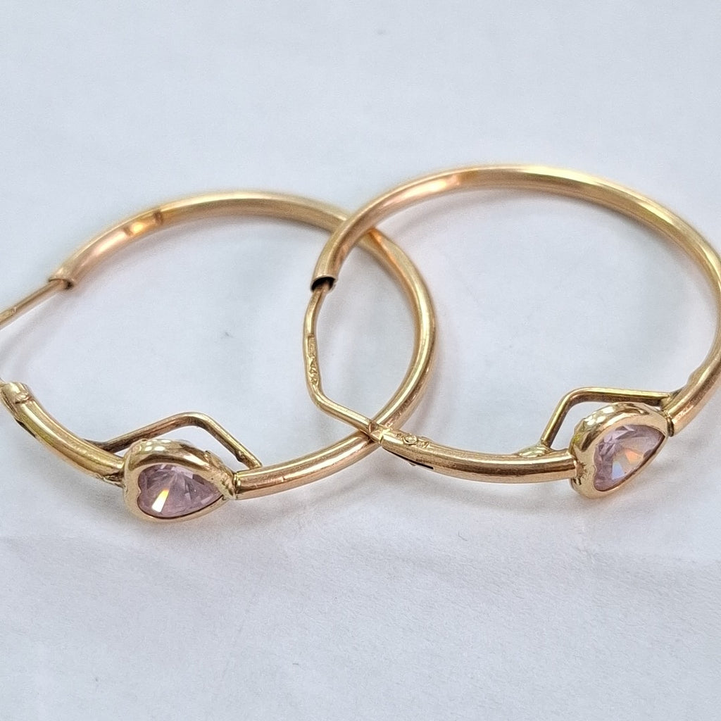 ARRACADAS PAR ORO 14 K 4 GRMS (SEMINUEVO)