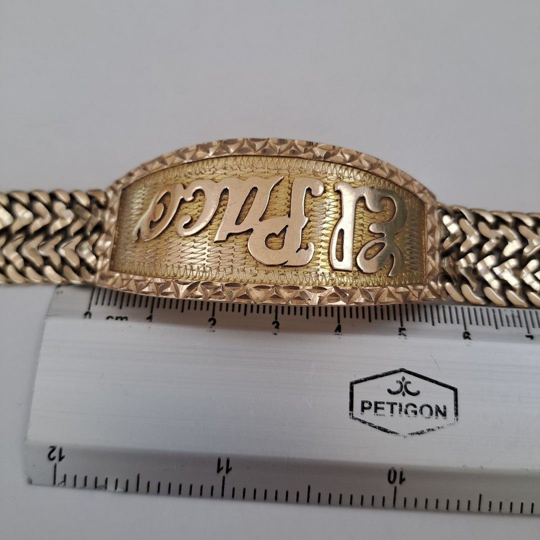 ESCLAVA ORO 10 K 46.5 GRMS (SEMINUEVO)