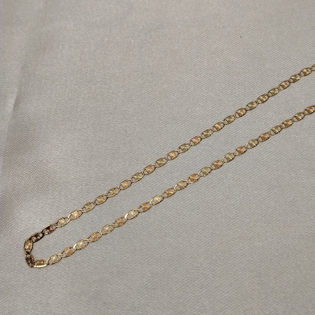 CADENA TEJIDO MARINERO 3.81GR 60 CM (NUEVO)