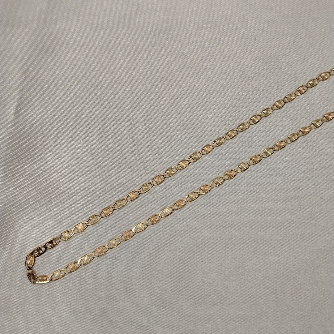CADENA TEJIDO MARINERO 3.81GR 60 CM (NUEVO)