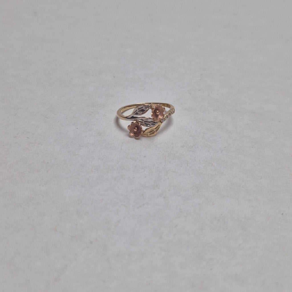 ANILLITO ORO, ORO COMBINADO 14 K 2.1 GRMS (SEMINUEVO)