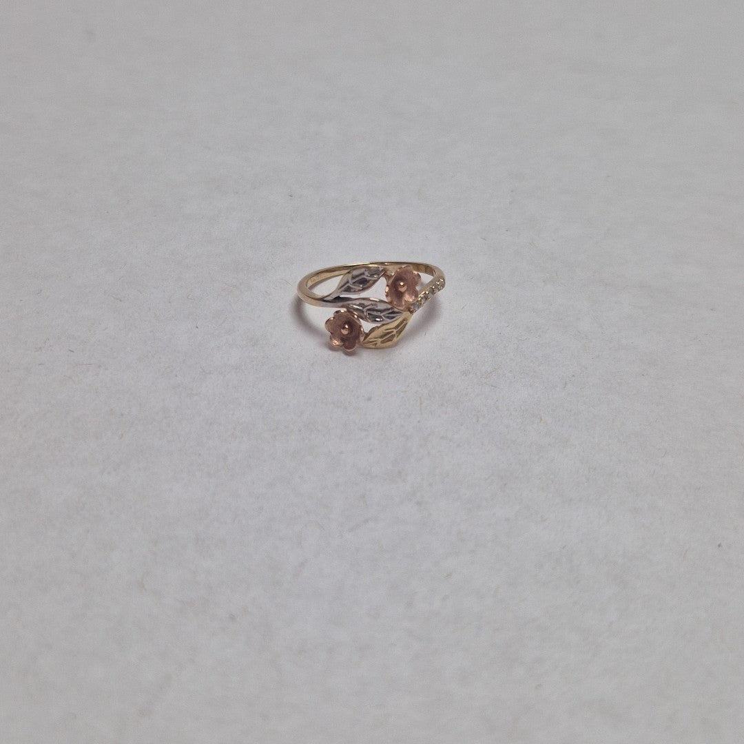 ANILLITO ORO, ORO COMBINADO 14 K 2.1 GRMS (SEMINUEVO)