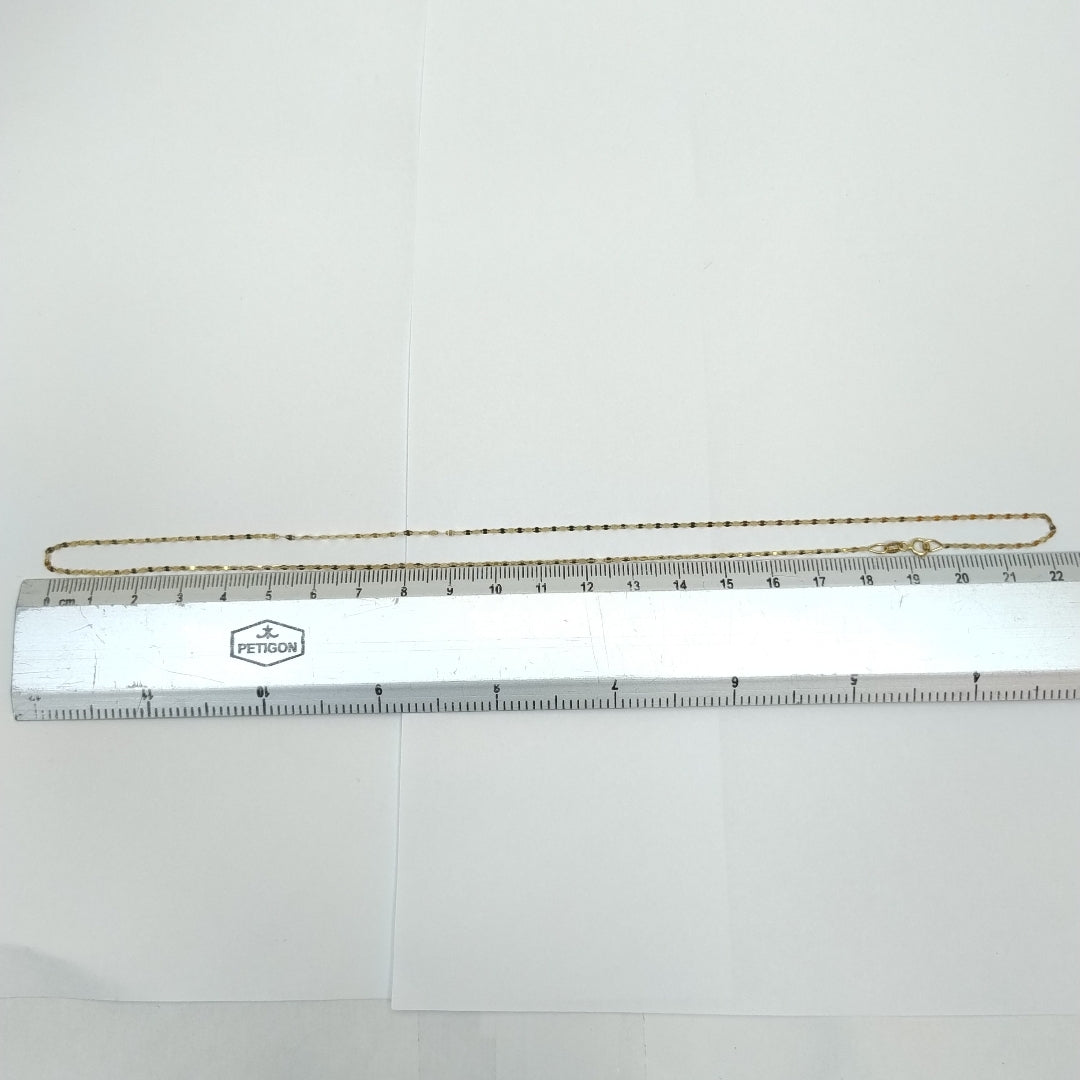 CADENA ORO 14 K 0.9 GRMS (SEMINUEVO)