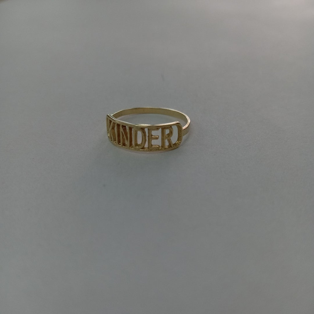 ANILLO DE GRADUACIÓN ORO 10 K 0.7 GRMS (SEMINUEVO)