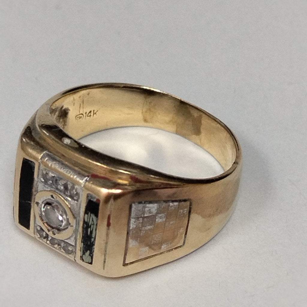 ANILLO ORO 14 K 8.7 GRMS (SEMINUEVO)