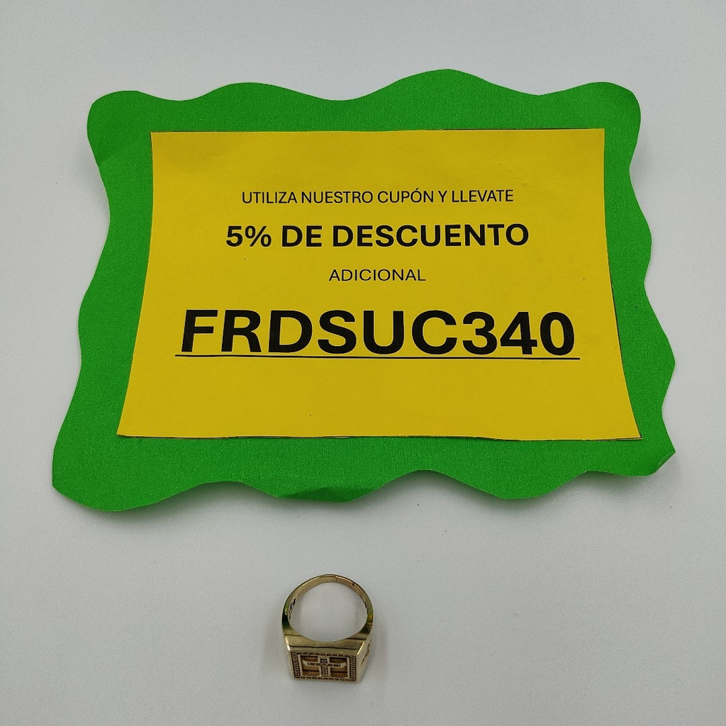 ANILLO ORO 10 K 9,80 GRMS (SEMINUEVO)