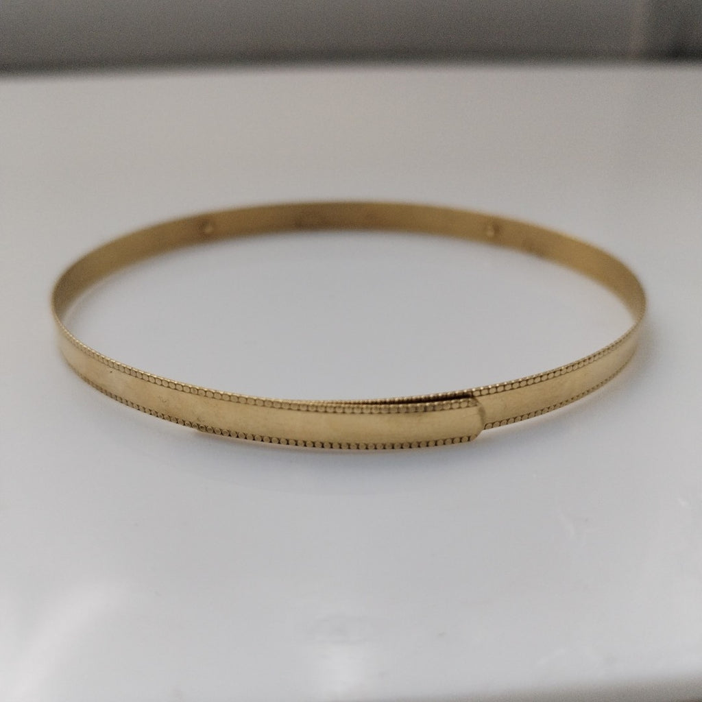 PULSERA RIGIDA ORO 18 K 6.9 GRMS (SEMINUEVO)