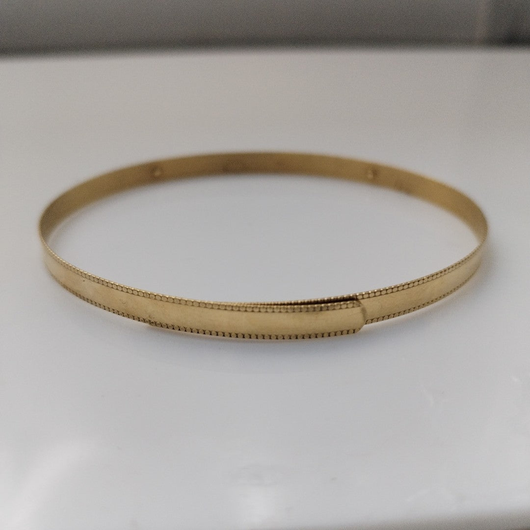 PULSERA RIGIDA ORO 18 K 6.9 GRMS (SEMINUEVO)