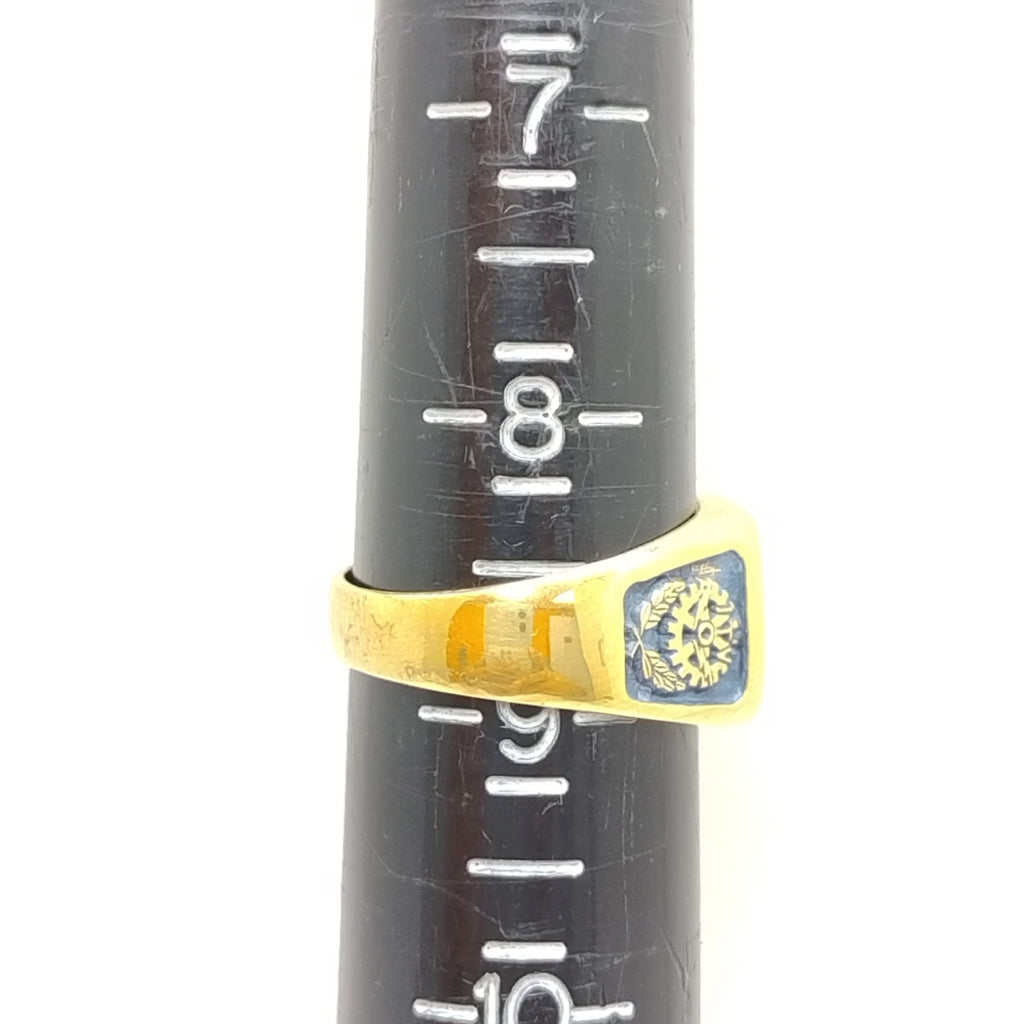 ANILLO DE GRADUACIÓN ORO 14 K 9,10 GRMS (SEMINUEVO)