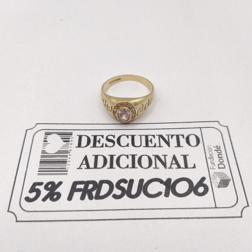 ANILLO ORO 10 K 3.7 GRMS (SEMINUEVO)